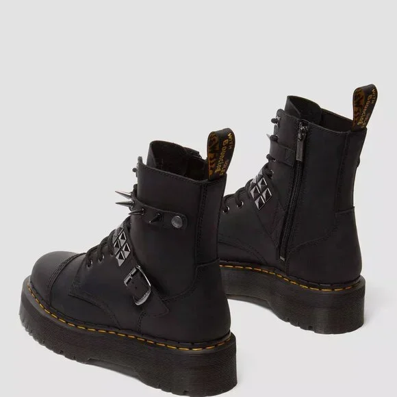 Dr. Martens Jadon Spike Leather Platform Boots, Worn Once, M6, W7, w/ Box, rare - Picture 5 of 6